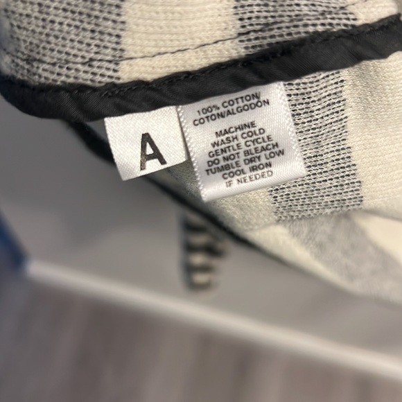 Anne Taylor Loft Stripe Linen Blazer Size Large - Picture 7 of 7